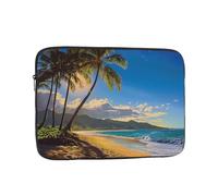 hawaii beach Print Laptop Sleeve 17 inch, Ultra-Thin Computer Bag Notebook Computer Tablet Laptop Bag for Office Daily Commute