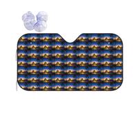 Hawaii Beach Printing Thickened Car Sunshade Keep Car Interior Cool.Universal Windshield Sun Shade Fit For Cars.Suvs