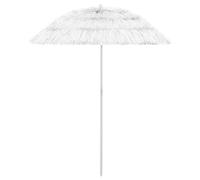 vidaXL Hawaii Beach Parasol Outdoor Umbrella Sun Shelter Canopy Sunshade White
