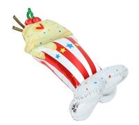 Hawaii Cartoon Ice Cream Foil Balloon Standing Decoration for Parties Events Photo Props Vibrant Colors Safe Design for Birthday Celebrations