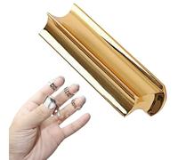 Hawaii Dobro Finger Slide - Stainless Steel Guitar Slide, Lap Guitar Tone Tool | Electric Acoustic Bass Music Accessory Stick for Professional Players Rock Blues Jazz Instrument Playing