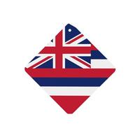 Hawaii Flag Car Air Fresheners Cards - Set Of 4 Pieces,For Cars & Home, Long-Lasting Lavender Fragrance