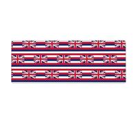 Hawaii Flag Gaming Desk Mat, Wide Surface Desk Pad for Keyboard, Mouse and Improved Gaming Stability