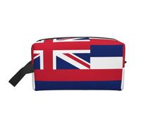 Hawaii Flag Large Capacity Travel Toiletry Bag for Organizing Toiletries and Small Items Suitable for Travel Daily and Gym