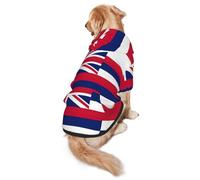 Hawaii Flag Print Dog Hoodie For Medium To Large Dogs, Warm, Soft, Breathable Sweatshirt, Easy To Wear Jumper For Winter And Fall, Pet Coat Pullover