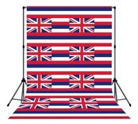 Hawaii Flag Print Portable Photo Backdrop 5x7ft Background Drop For Photo Photoshoot Backdrop For Content Creator