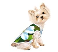 Hawaii Flower 1 Print Dog Shirt Summer Pet T-Shirts Stretchy Cats Dogs Tee Shirt Sleeveless Tank Top Dog Vest