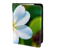 Hawaii Flower 1 Print Stylish Men Women 5.5 Inch Passport Travel Document Wallet For Secure Storag, Black, One Size