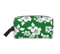 Hawaii Flower Printed Multifunctional Storage Bag, Large Capacity Organizer Pouch for Gym and Weekend
