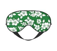 Hawaii Flower Printing Rest Sleep Eye Mask, Soft Eye Mask for Home & Camping, Blocks Light, Comfortable for Most Users