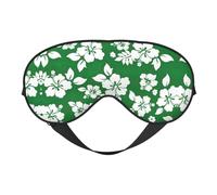 Hawaii Flower Printing Rest Sleep Eye Mask, Soft Eye Mask for Home Camping, Blocks Light, Comfortable for Most Users