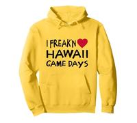 Hawaii Game Days Funny Locals Freak'n Love Hawaii Pullover Hoodie