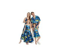 Hawaii Hangover Family Matching Hawaiian Clothes, Sunset Blue
