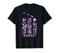 Hawaii HI Hawaiian Islands Map Surf Surfer Hilo Maui Value Graphic T-Shirt, Men, Black, M