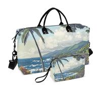 Hawaii Highway Street Sign Green Large Bag Overnight Bag Gym Sports Duffel Bags with Toiletry Bag for Yoga Foldable bulto de para Hombre