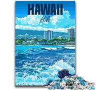 Hawaii Hilo City Jigsaws Puzzles 1000 Pieces for Teenagers Gifts, Family Game Stress Reliever Difficult Challenge Great Gifts And Toys 1000pcs(50x75cm)