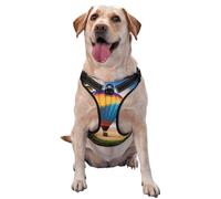 Hawaii Hot Air Balloon Large Printed pet Traction Vest for Pets to wear When Walking The Dog or Climbing Mountains