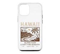 Hawaii Island Hush & Soft Fire Beneath Vintage Art Case for iPhone 12/12 Pro