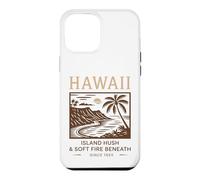 Hawaii Island Hush & Soft Fire Beneath Vintage Art Case for iPhone 12 Pro Max