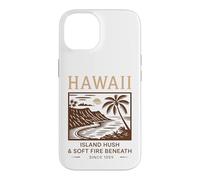 Hawaii Island Hush & Soft Fire Beneath Vintage Art Case for iPhone 14