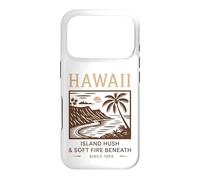 Hawaii Island Hush & Soft Fire Beneath Vintage Art Case for iPhone 17 Pro