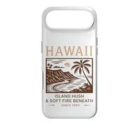 Hawaii Island Hush & Soft Fire Beneath Vintage Art Case for iPhone Air