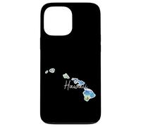 Hawaii Islands Watercolor Tropical Island Vacation Spirit Case for iPhone 13 Pro Max