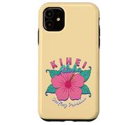 Hawaii Kihei Maui Surfers Paradise Surfing Hibiscus Flower Case for iPhone 11