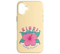 Hawaii Kihei Maui Surfers Paradise Surfing Hibiscus Flower Case for iPhone 16 Plus