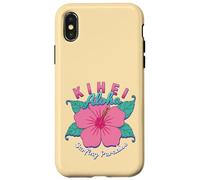 Hawaii Kihei Maui Surfers Paradise Surfing Hibiscus Flower Case for iPhone X/XS