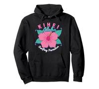 Hawaii Kihei Maui Surfers Paradise Surfing Hibiscus Flower Pullover Hoodie