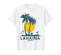Hawaii Lahaina Maui Vintage Hawaiian Islands Surf T-Shirt