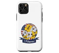Hawaii Local Hawaiian Hibiscus Patriotic USA Flag Floral Art Case for iPhone 11 Pro