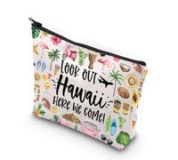 Hawaii Makeup Bag Hawaii Trip Gifts Aloha State Beach Gifts Hawaii Vocation Travel Bag Hawaii Tourist Gifts Hawaii Toiletry Bag (Look Out Hawaii UK)