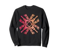Hawaii Mele Music Quilt Tribal Tattoo Ukulele Island Sweatshirt