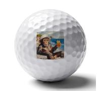 Hawaii Monkey Beach Cocktail Personalized Golf Balls Gifts for Men Golfers Distance Straighter Shots
