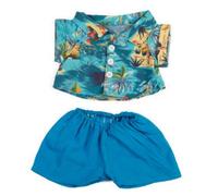 Hawaii Outfit Clothes - Teddy Bear Outfit - Teddy Bear Clothes - 16"/40cm - fits Build a Bear Teddies - BEAR NOT INCLUDED