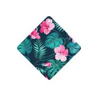 Hawaii Pink Flower Printing Fashion Car Air Freshener Cards 10 Pcs Car Scented Hanging Sheets