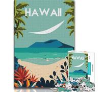 Hawaii Puzzles for Adults And Teenagers,Challenging Game And Family Play for Is Ideal As A Gift for The Whole Family 50x75cm