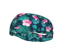 Hawaii Red Flower Running Headbands for Men Sweatbands Sports Sweat Bands Mens Workout Thin Fitness Gym Yoga