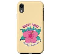 Hawaii Rocky Point Surfers Paradise Surfing Hibiscus Flower Case for iPhone XR