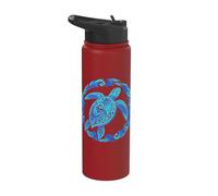 Hawaii Sea Turtle Tropical Ocean Stainless Steel Insulated Water Bottle