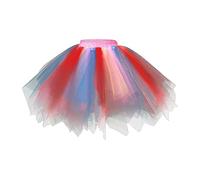 Hawaii Size Colorful Girls Costume Rainbow Women Tutu Dress Tutu Dress For Girl 17-2