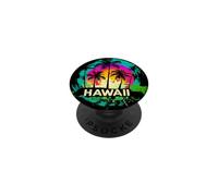 Hawaii Souvenir Retro Sunset PopSockets Adhesive PopGrip