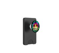 Hawaii Souvenir Retro Sunset PopSockets PopWallet for MagSafe