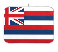 Hawaii State Flag Hawaiian Hi Reusable Dish Drying mat 18x24 Rectangle Large Dry matt Decorative Home Decor Essentials