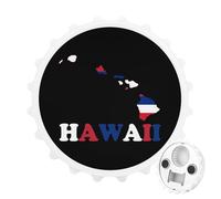 Hawaii State Flag Map Bottle Opener Refrigerator Magnetic Portable Decorative Gifts Stick Photos Notifications Or Reminders