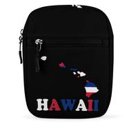 Hawaii State Flag Map Small Crossbody Bag for Men Women Side Shoulder Satchel Purse Mini Messenger Bags