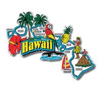 Hawaii State Jumbo Map Magnet