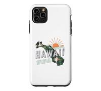 Hawaii State Map Road Trip Honolulu O'ahu Kaua'i Maui Lana'i Case for iPhone 11 Pro Max